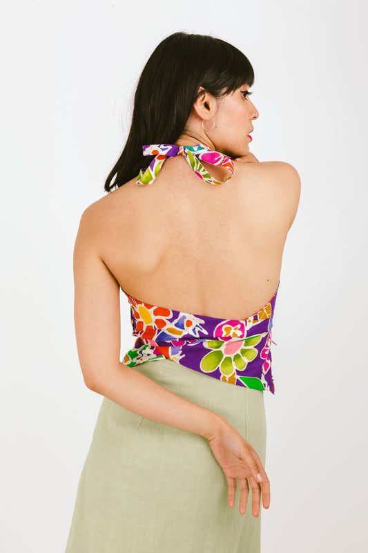 Colorful backless 