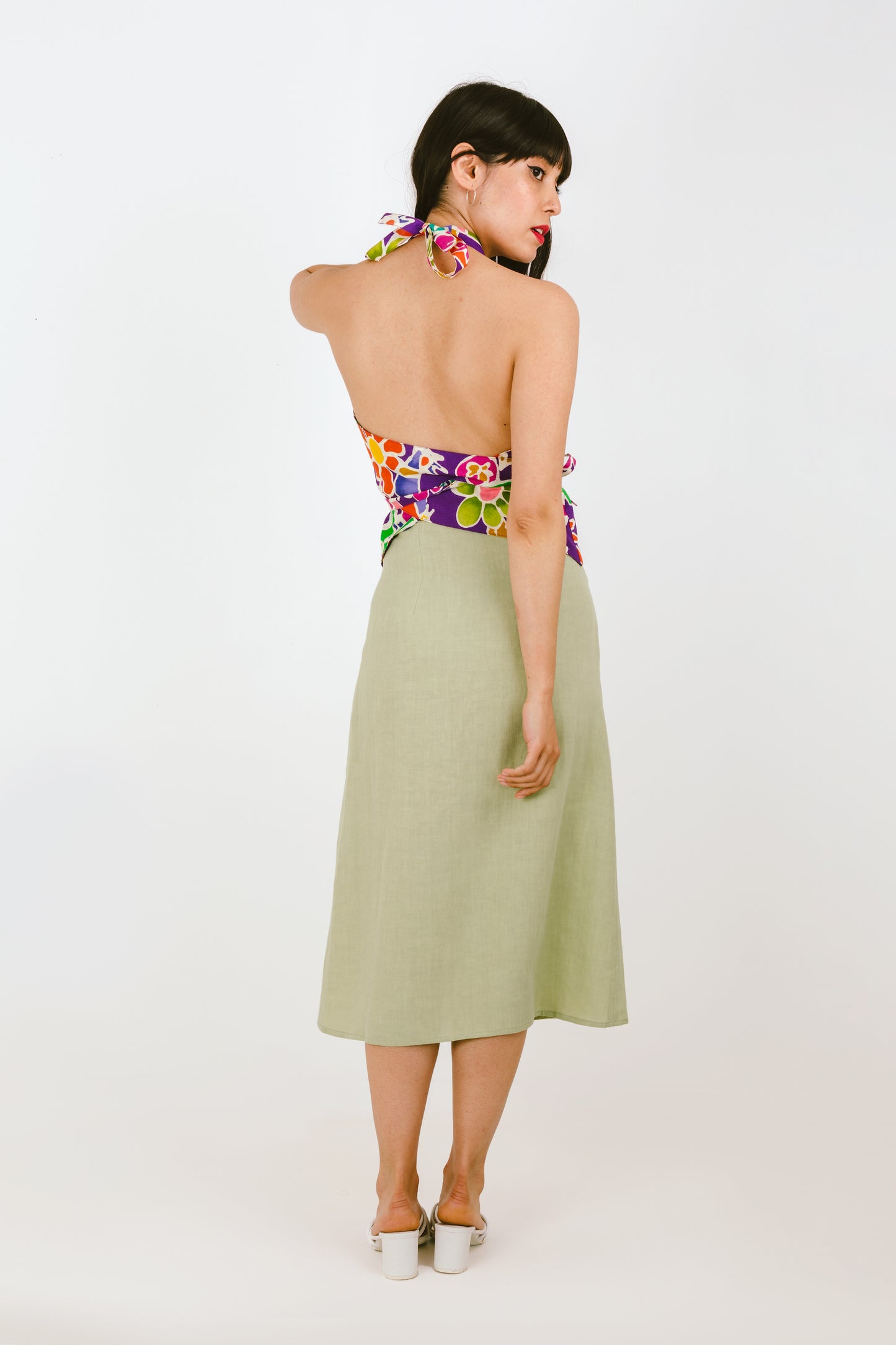 Colorful backless 