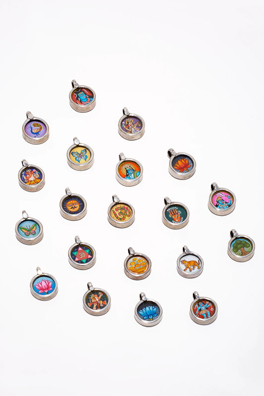 Hand-painted pendants